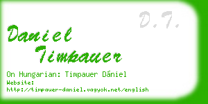 daniel timpauer business card